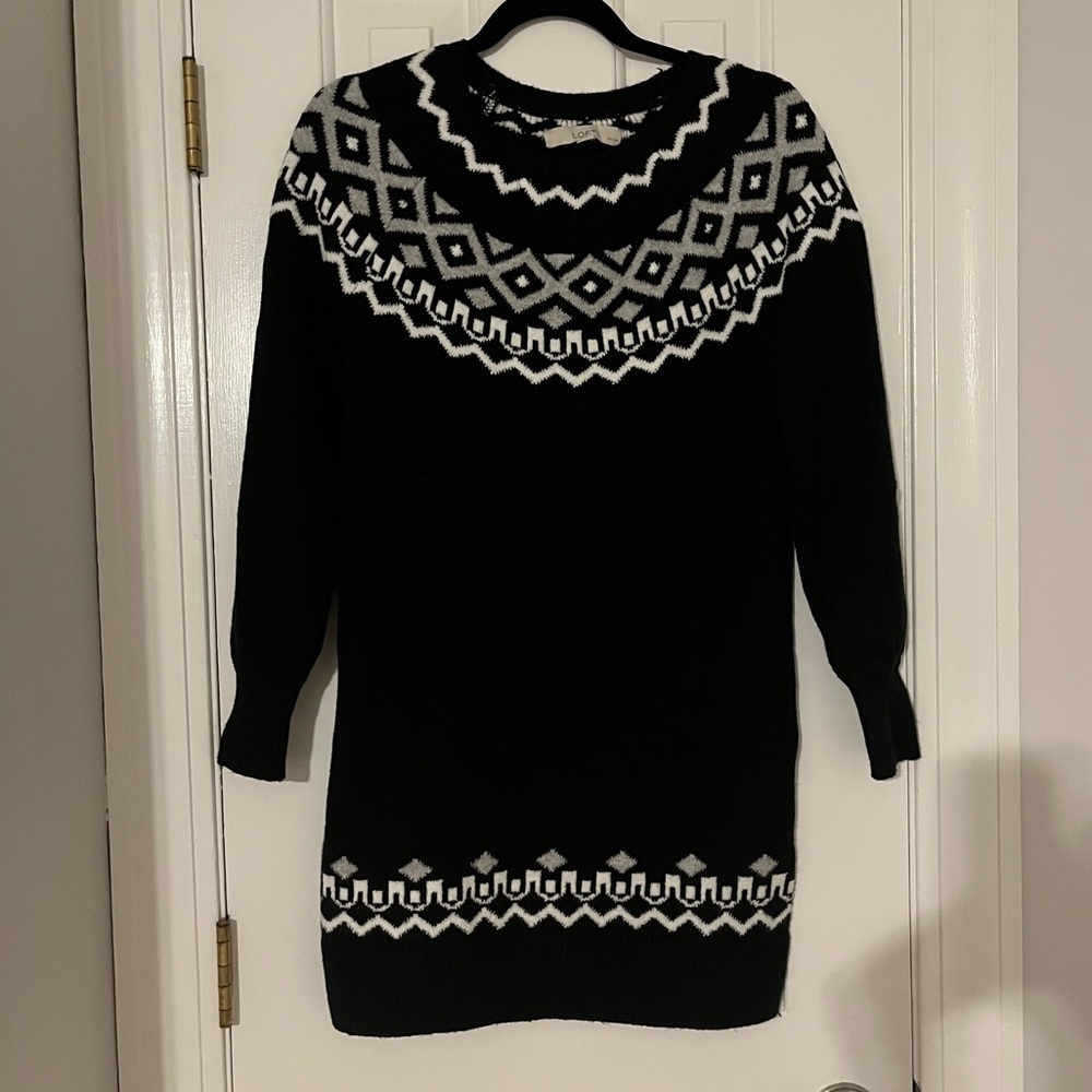 Loft | Fair Isle Sweater Dress